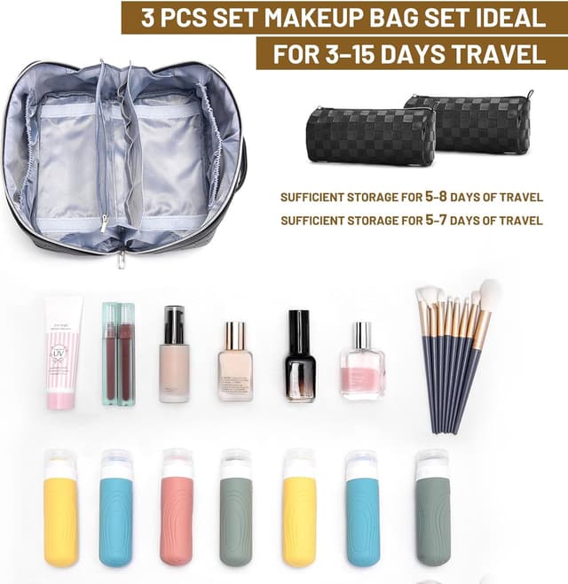Detalle 2 de BOYATU Travel Makeup Bag 9.25in
