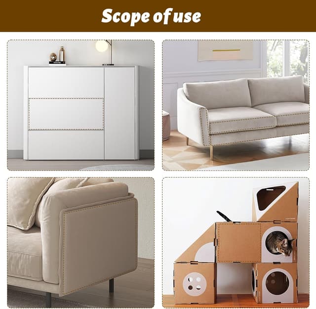 Thumbnail 5 de Kasanni Tappeto tiragraffi per gatti 200 cm × 40 cm 🐱