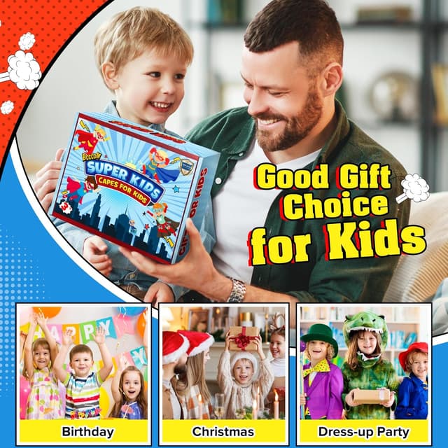 Thumbnail 3 de Kids Themed Capes and Mask 3-6 Years