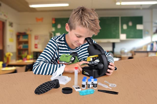 Detalle 2 de National Geographic 40-640x Mikroskop mit LED Beleuchtung