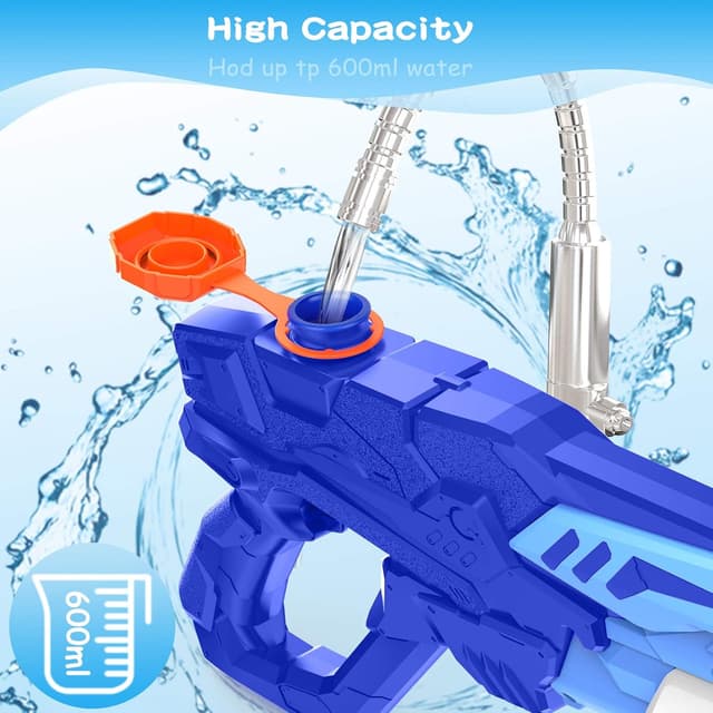 Detalle 2 de Kiztoys Wasserpistolen 10 m Reichweite