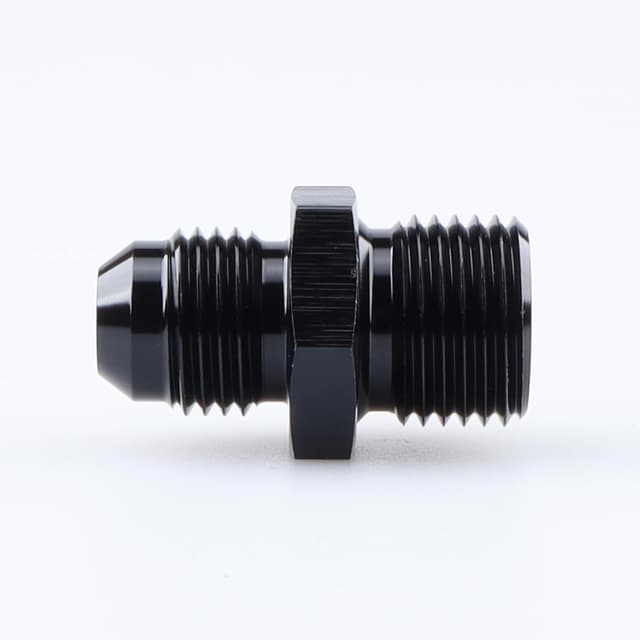 Detalle de AC Performance male M16 x 1.5 to -6 AN flare adapter (6061-T6 aluminium, black)