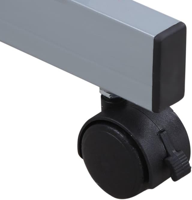 Thumbnail 6 de VASAGLE Z-Form Schreibtisch LCD811W (weiß) mit 4 Rollen und Tastaturauszug