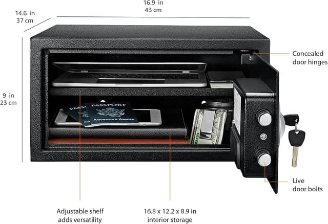 Thumbnail 6 de Amazon Basics Cassaforte 28 L 🔒