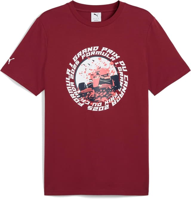 Detalle de PUMA Men’s F1 Canada Crew Neck Short Sleeve Casual Top (Red)