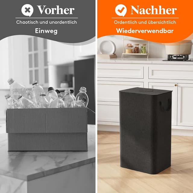 Thumbnail 6 de Lifewit Pfandflaschen Sammelbehälter 100L