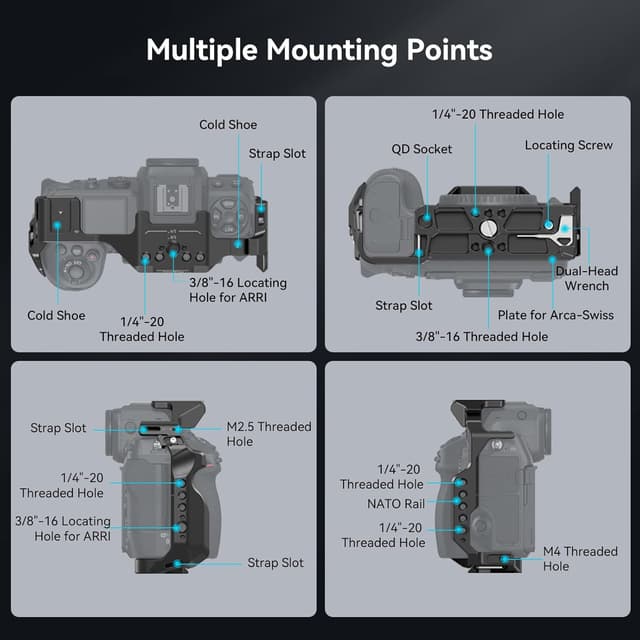 Thumbnail 3 de SMALLRIG Z8 Camera Cage für Nikon Z8