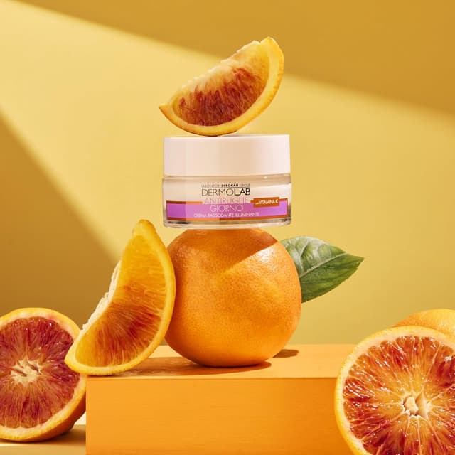 Detalle de Dermolab Crema Viso Giorno Rassodante Antirughe con Vitamina C e SPF 10, 50 ml