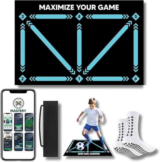 Imagen de Soccer Mastery XL Football Training Mat 90x60cm en OfertitasTOP