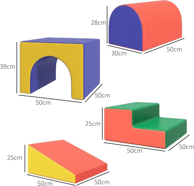 Thumbnail 6 de HOMCOM Bloques de Espuma 4 piezas