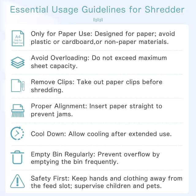 Thumbnail 6 de iOCHOW Distruggidocumenti 150 fogli 🧾