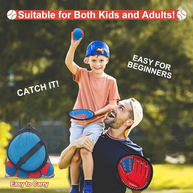 Thumbnail 1 de Toss and Catch Ball Game kids outdoor catch set