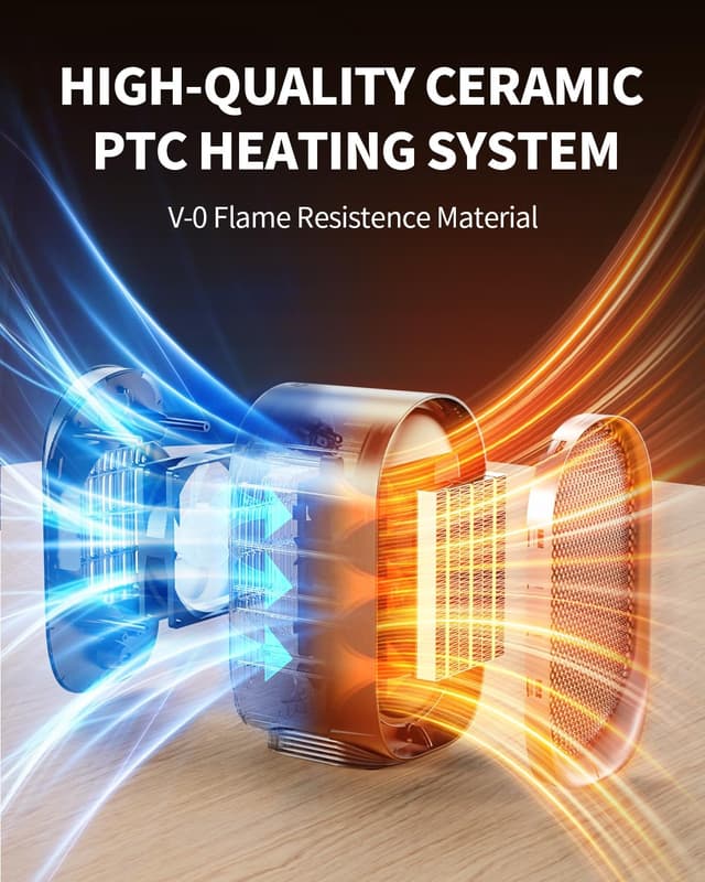 Thumbnail 3 de BZGG 1000W Electric Heater