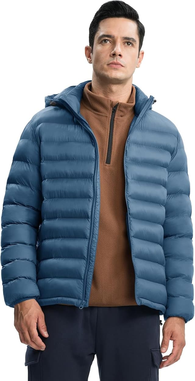 Detalle 2 de TBMPOY Men's Lightweight Puffer Jacket