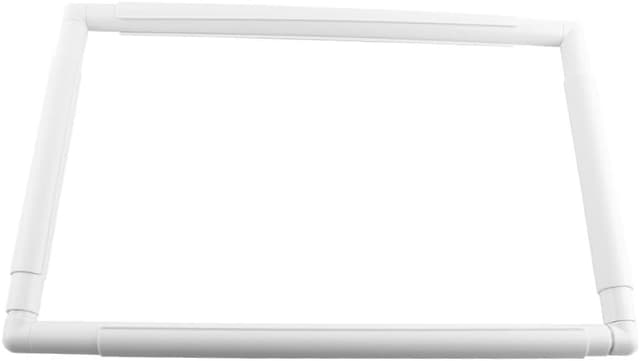 Detalle de KIMISS Universal Clip Frame for Cross Stitch, Quilting & Needlepoint (Square Plastic Embroidery Frame)