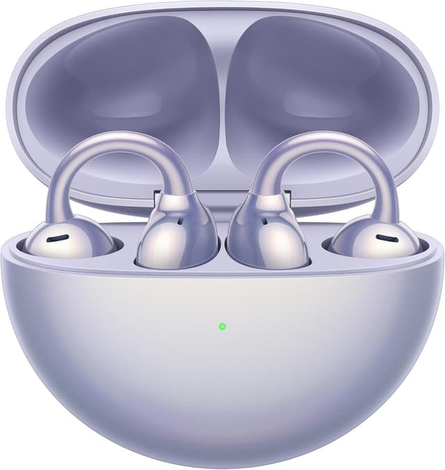 Detalle de HUAWEI FreeClip : écouteurs Bluetooth ouverts, autonomie jusqu’à 8 h, IP54 et double connexion