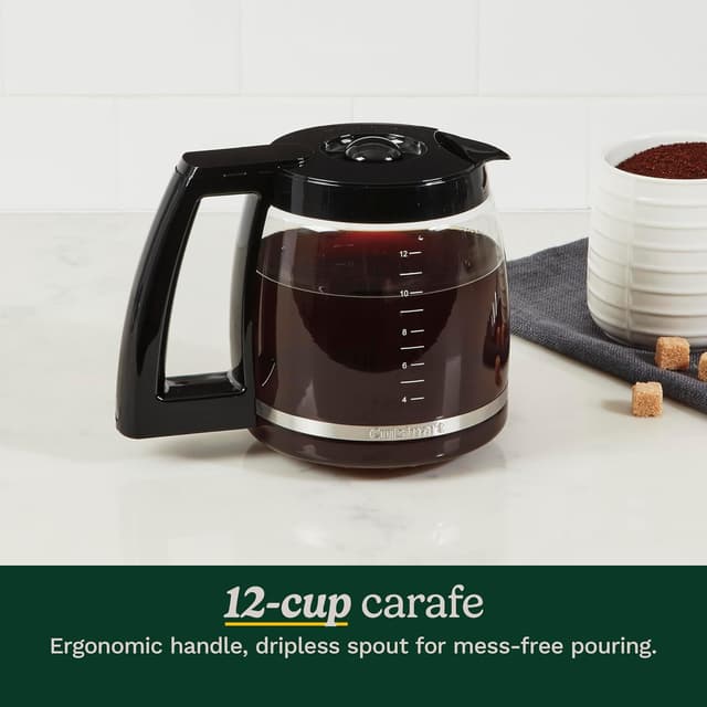 Detalle 2 de Cuisinart DCC-1200P1 Brew Central 12-Cup Programmable Coffeemaker (Brushed Chrome)