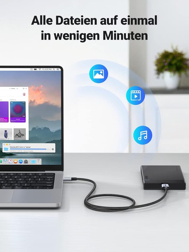 Thumbnail 2 de UGREEN USB C Kabel Micro B 0,5 m