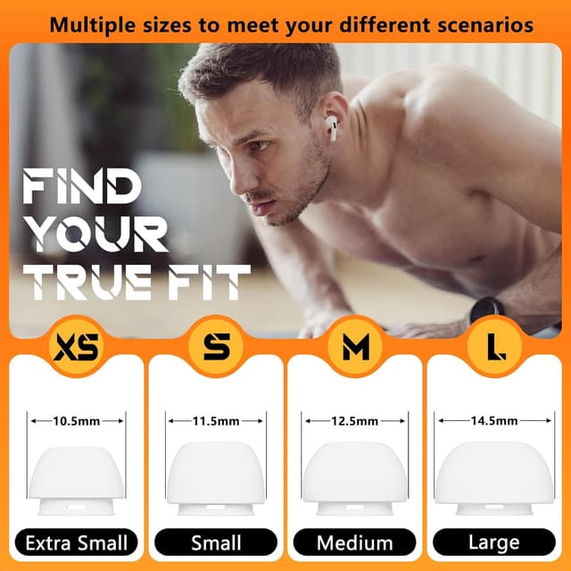 Detalle 2 de Replacement Ear Tips for AirPods Pro 4 Pairs