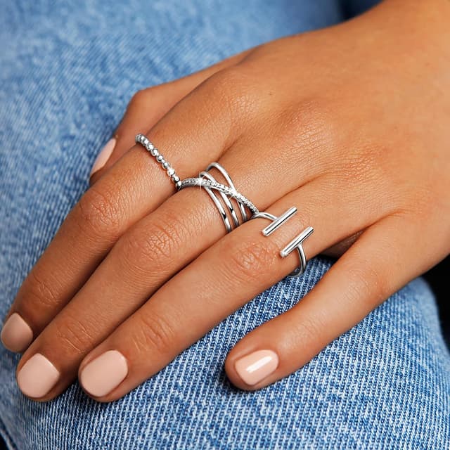 Thumbnail 1 de Singularu Anello Comete in argento — gioielli donna 💍