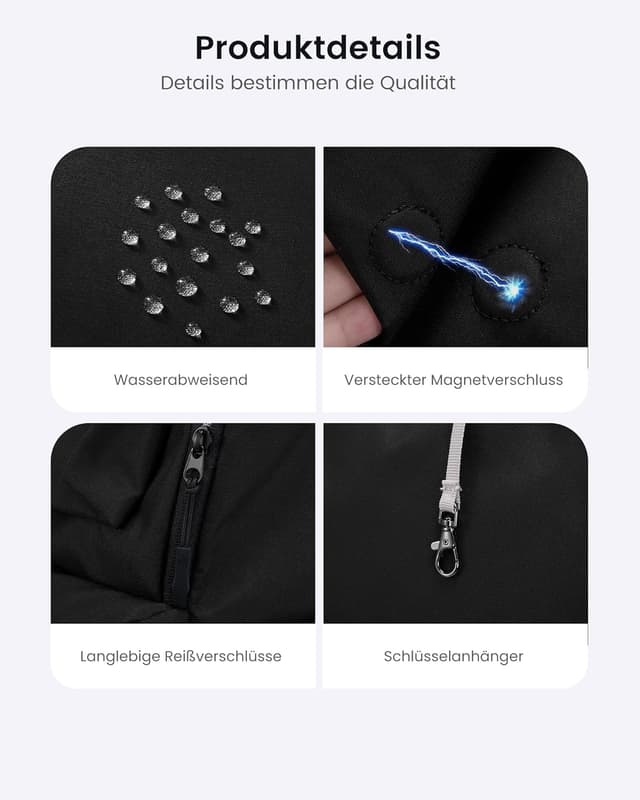 Thumbnail 4 de LOVEVOOK Rucksack 17,3 Zoll wasserdicht