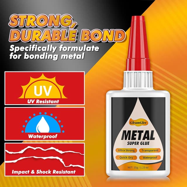 Detalle de Super Glue for Metal 35g, ultra strong bond