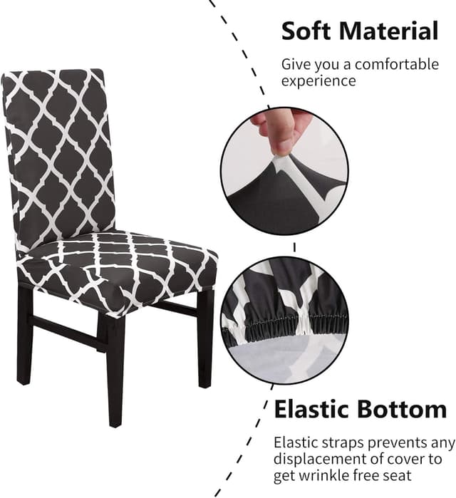 Thumbnail 1 de Aisprts Dining Chair Covers Set of 4