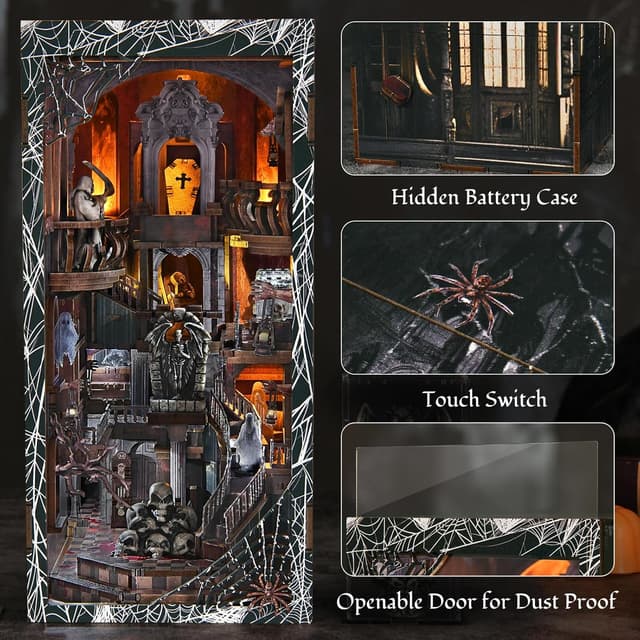 Thumbnail 5 de CCCDF Book Nook Kit DIY Miniature 3D Puzzle