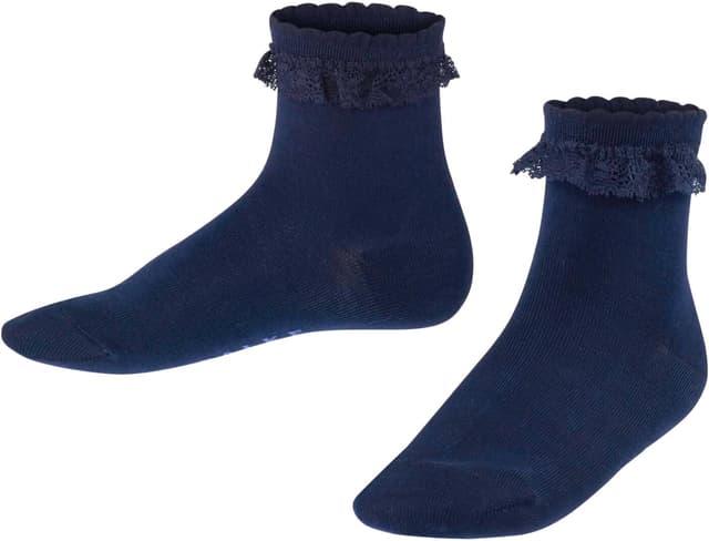 Detalle de FALKE Unisex Kids Romantic Lace Socks (Cotton-rich, Breathable, Frilly Ruffle Cuffs) 1 Pair