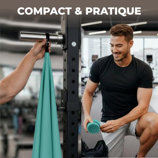 Thumbnail 4 de ZENACROSS Serviette Sport Microfibre Lot de 5