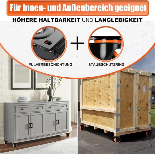 Thumbnail 2 de Asibaade Schwerlastrollen 100 mm bis 600 kg