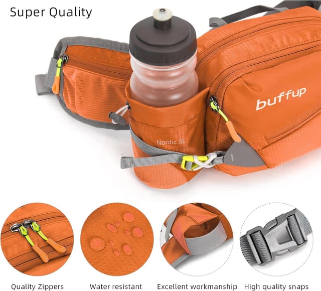Thumbnail 2 de buffup Riñonera Deportiva con Portabotellas 3 L