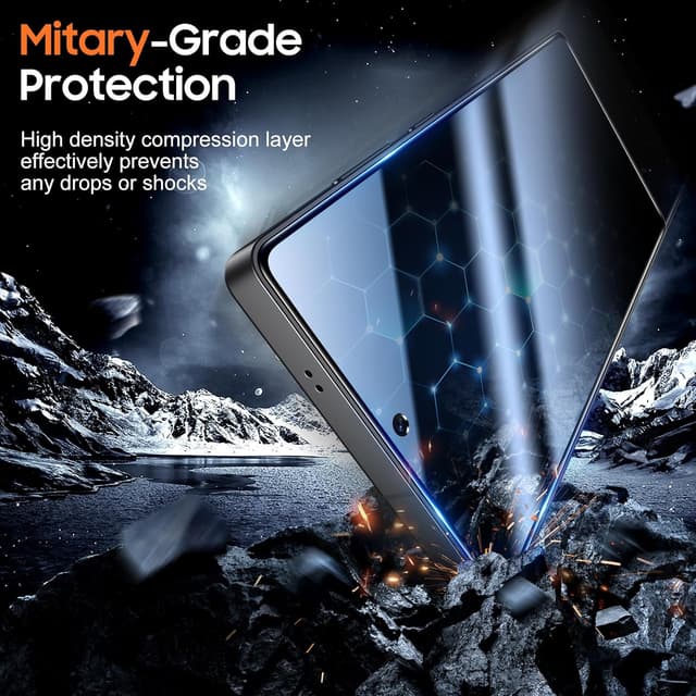 Thumbnail 4 de UniqueMe S25 Ultra 2-Pack Privacy Protector