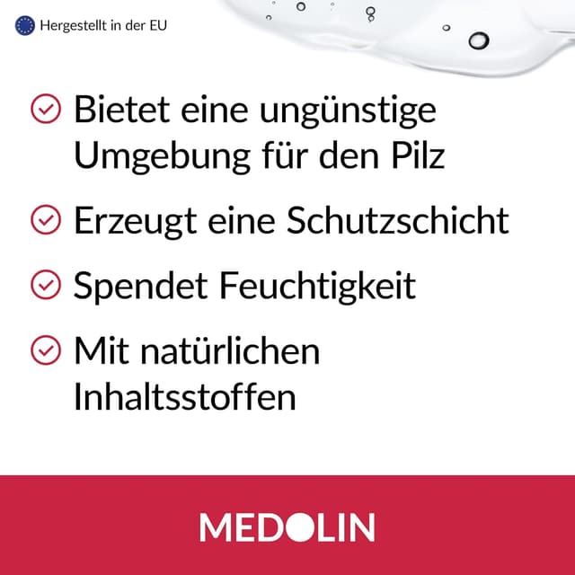 Detalle 2 de Medolin Fußpilzgel 30 ml gegen Juckreiz