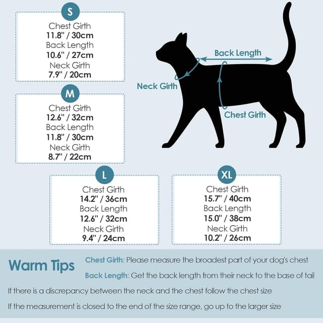 Detalle de AOFITEE Turtleneck Jumper for Cats (Soft Fleece) – Green XL