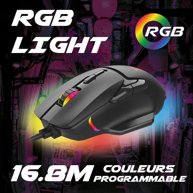 Detalle 2 de Akuma Souris Otaku M05 12800 DPI