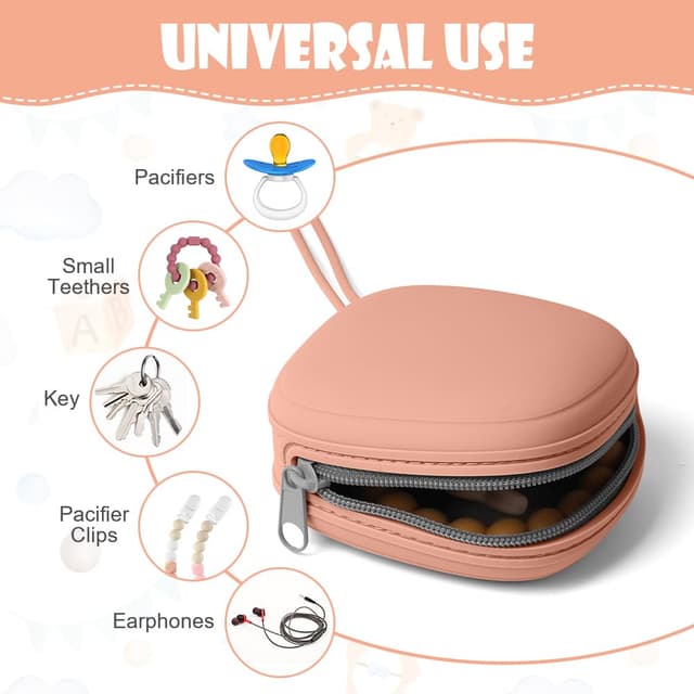 Detalle de Aolso Schnullerbox Silikon Quadrat