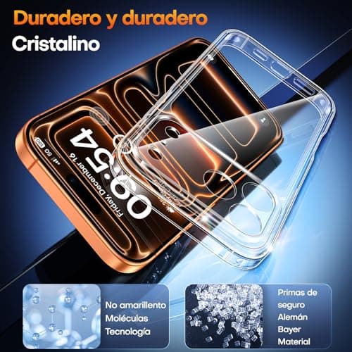 Detalle 2 de TAURI funda iPhone 17 Pro 6.6" con protector y protección militar