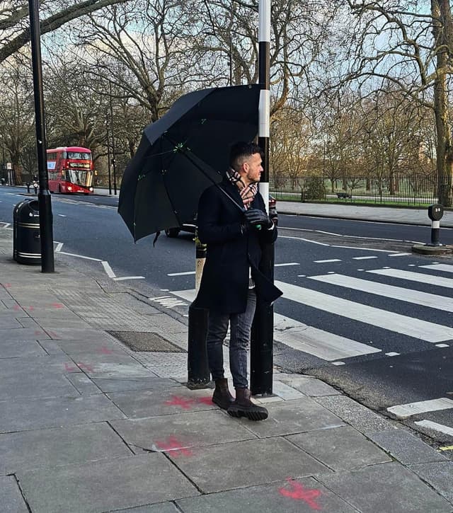 Detalle de Fulton Cyclone Performance Golf Umbrella Black (Supersize Canopy)