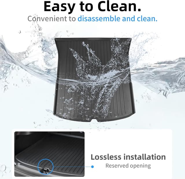 Thumbnail 6 de CYBERBEANS Revestimiento de carga TPE para Tesla Model Y Juniper 2025