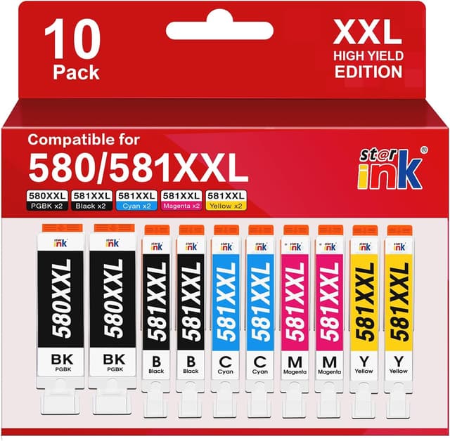 Imagen de Starink PGI-580/CLI-581 XXL Druckerpatronen 6360 đź–¨ en OfertitasTOP