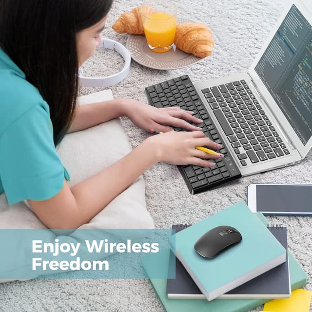 Thumbnail 6 de Lovaky Wireless Keyboard Mouse Combo 🖱