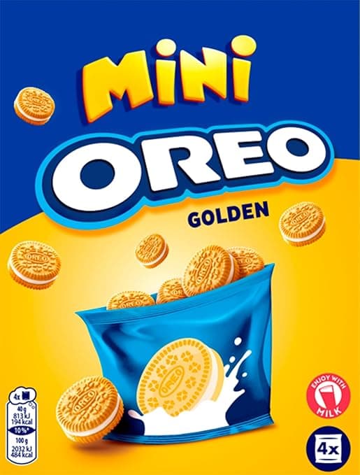 Imagen de Oreo Golden Mini Galletas de Vainilla con Crema 🍪 en OfertitasTOP