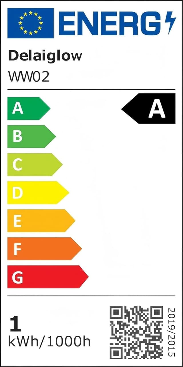 Thumbnail 6 de Delaiglow Solar Wall Lights 4 Pack (IP67) – Warm White outdoor lighting for gardens, walls & patios