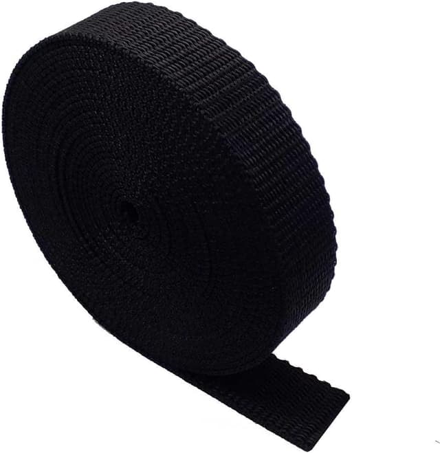 Detalle de The Bead Shop Heavy Duty Webbing Strap Tape (5 m) for rucksacks, luggage strapping and belts