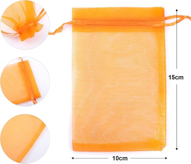 Thumbnail 2 de Carehabi 100 bolsas de organza 10 x 15 cm