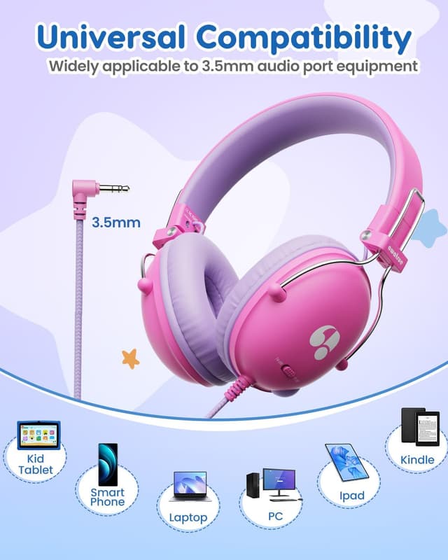 Thumbnail 6 de awatrue HK05 Kids headphones 74/85 dB limit