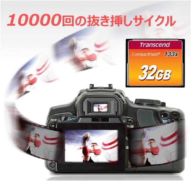 Thumbnail 4 de Transcend Tarjeta CompactFlash 32GB 🚀 Up to 50MB/s TS32GCF133