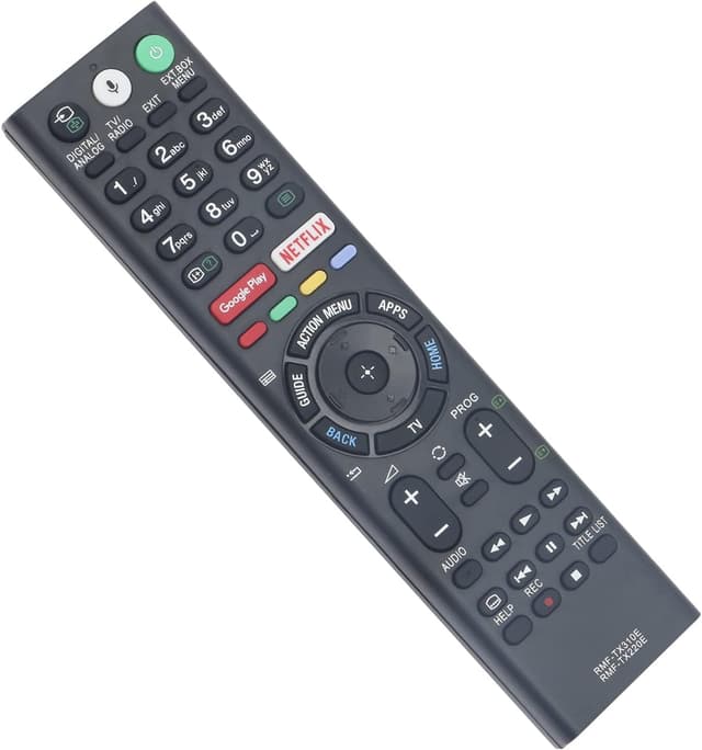 Detalle de VINABTY RMF-TX310E / RMF-TX220E IR replacement voice remote for Sony Bravia