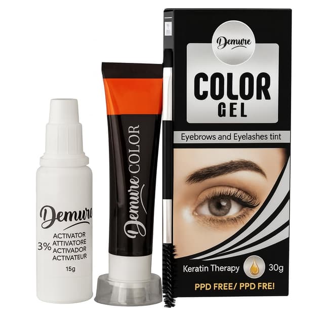 Detalle de Demure Wimpern‑ und Augenbrauenfarbe Set 20+ Anwendungen
